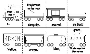 Train color word emergent reader