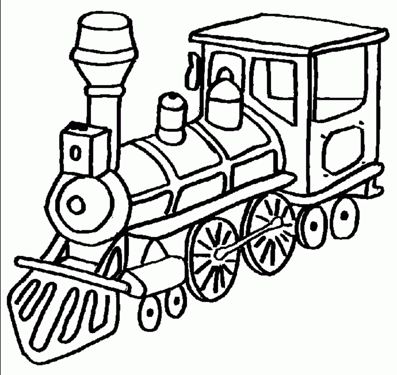 Coloring pages free travelling train coloring pages