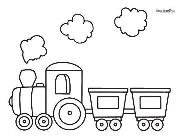 Printable train coloring pages â sheets to color