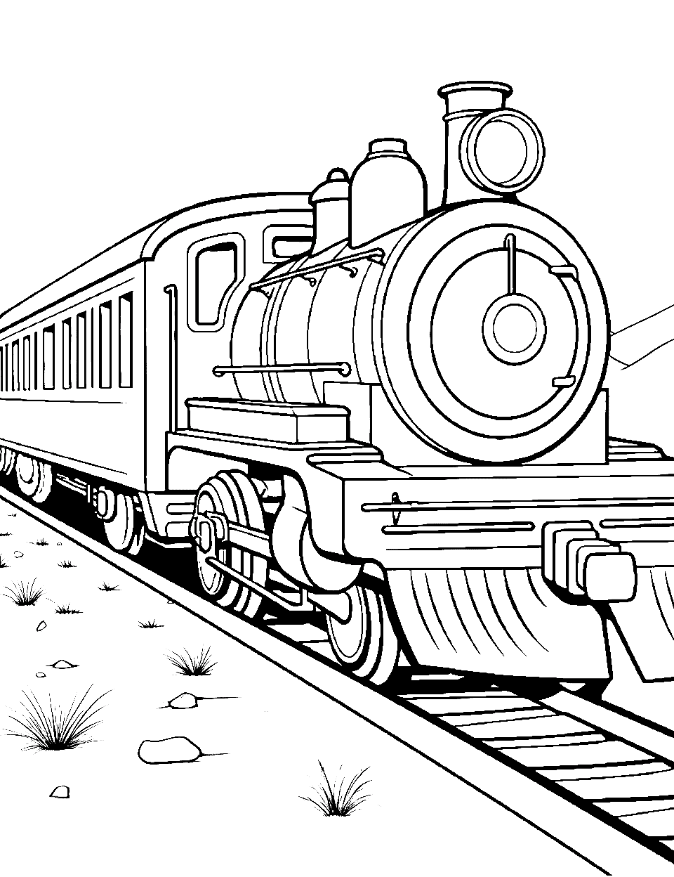 Train coloring pages free printable sheets