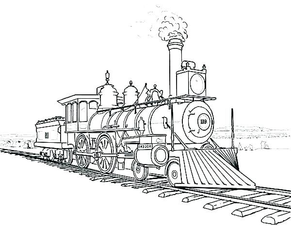 Printable train coloring pages pdf ideas