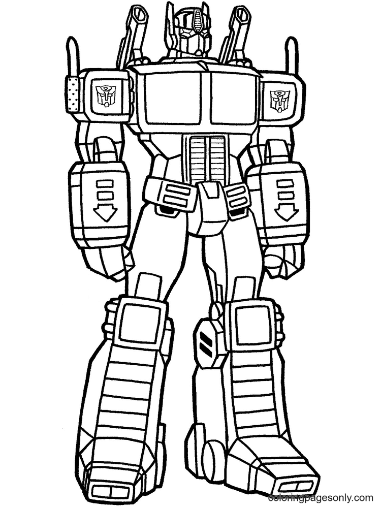 Transformers coloring pages printable for free download