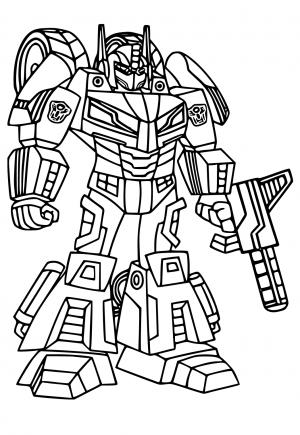 Free printable transformers coloring pages for adults and kids