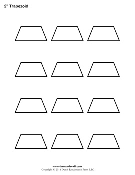 Trapezoid templates â tims printables