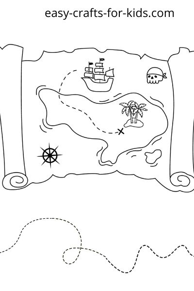 Pirate coloring pages for kids