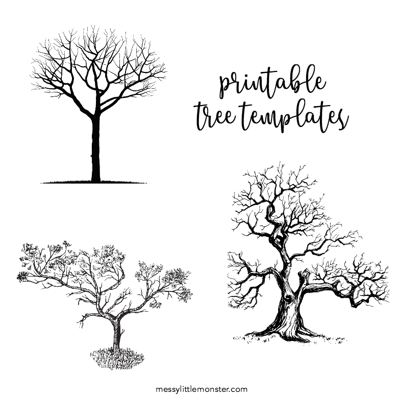 Printable tree templates