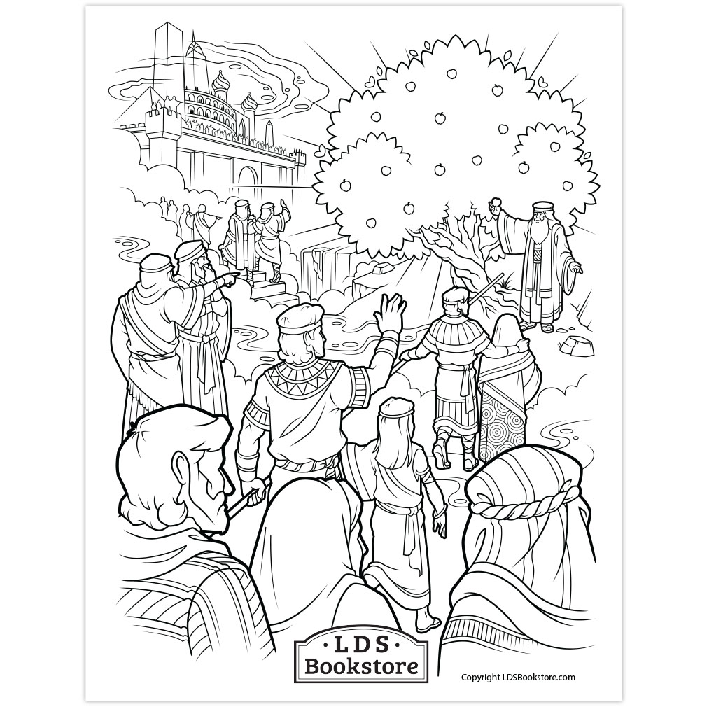 Tree of life coloring page