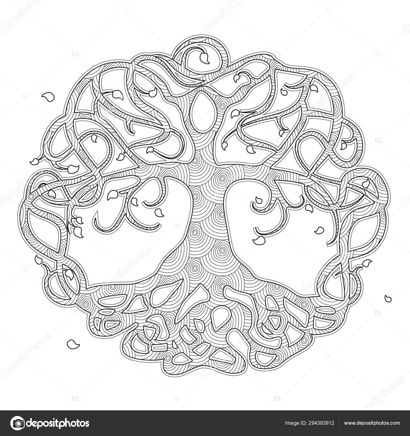 Celtic tree coloring page stock illustration by smk