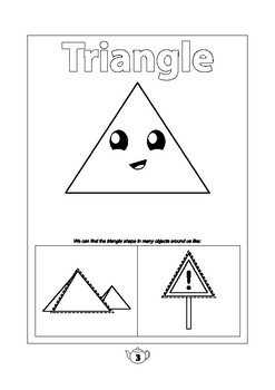 Printable shapes coloring book for kids geometric shapes coloring pages pdf