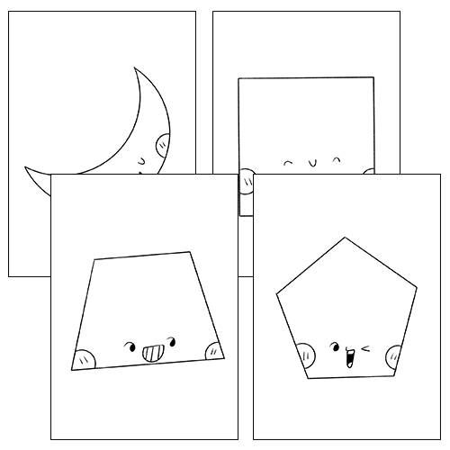 Shapes coloring pages worksheet activities shapes end of the year activity made by teachers