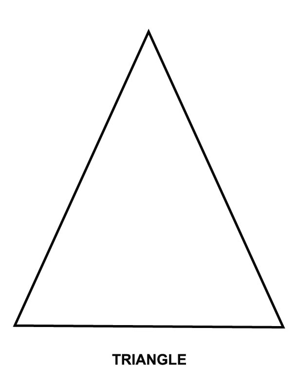 Triangle coloring page download free triangle coloring page for kids best coloring pages