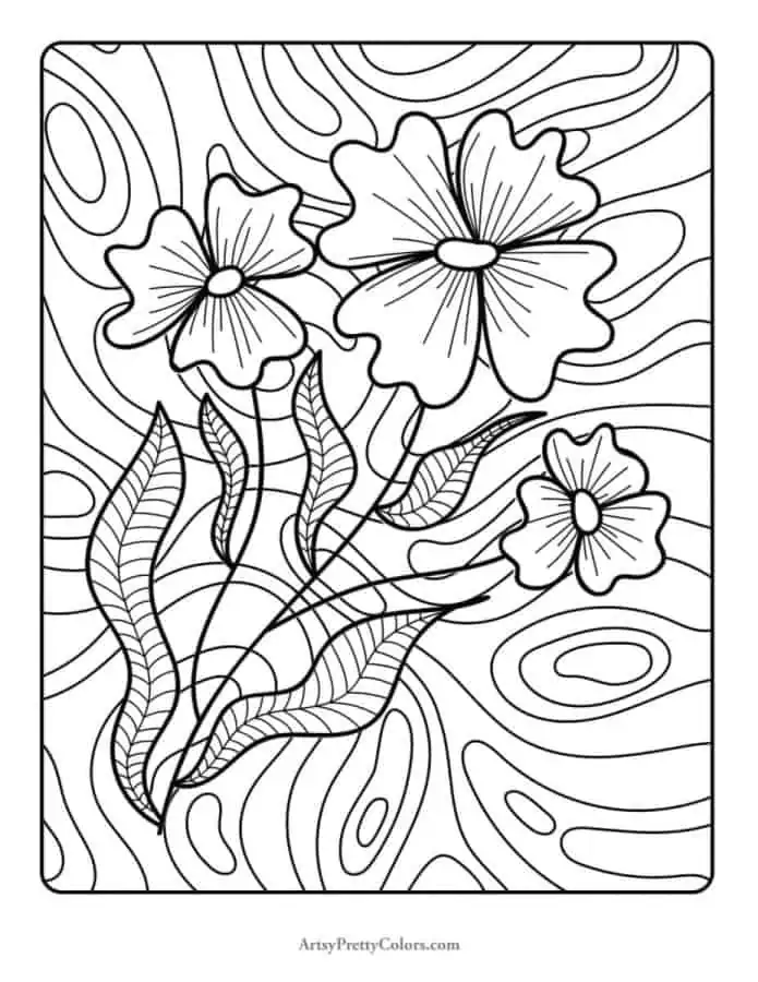 Free trippy coloring pages for adults