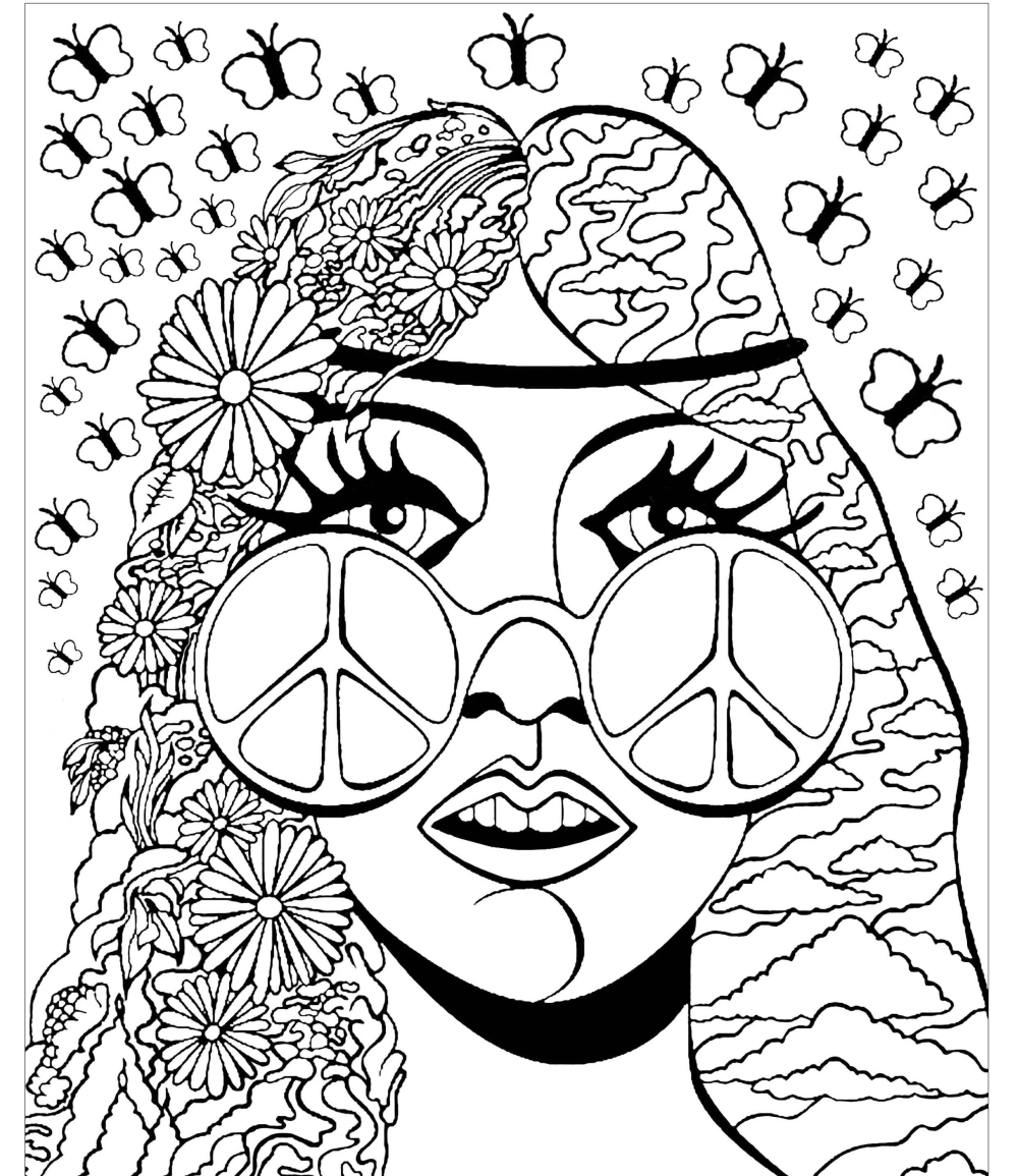 Free printable coloring pages for escaping reality â style thirst