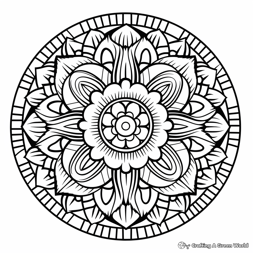 Trippy coloring pages