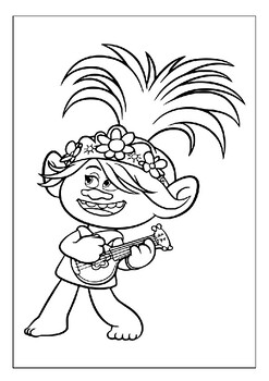 Printable trolls coloring pages collection connecting kids with characters