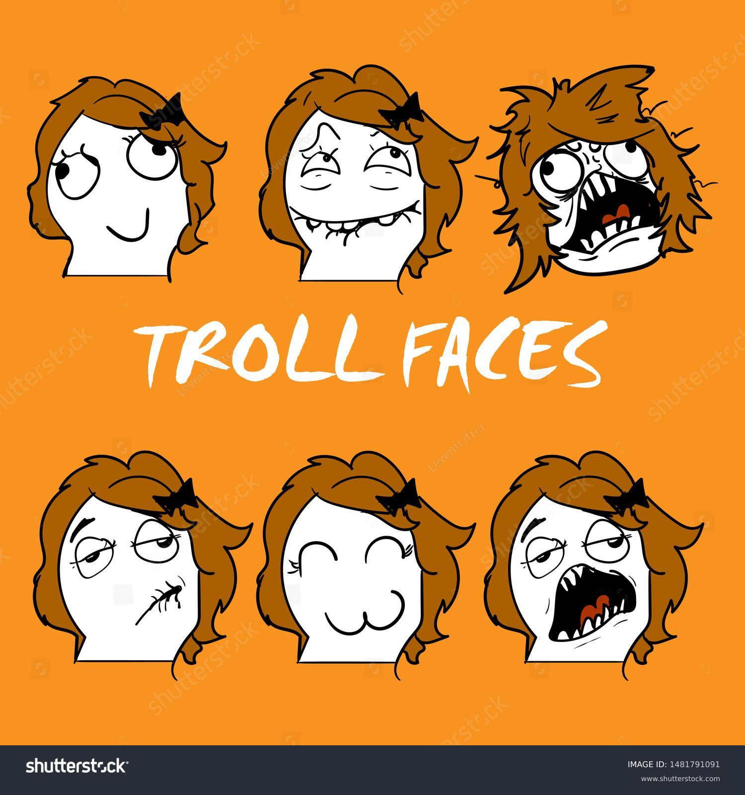 Troll face over royalty