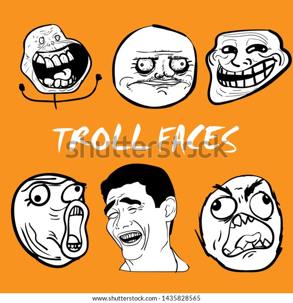 Troll face over royalty