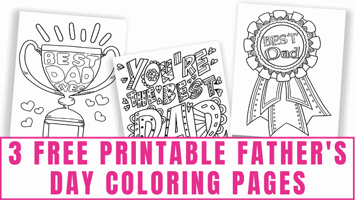 Free printable fathers day coloring pages