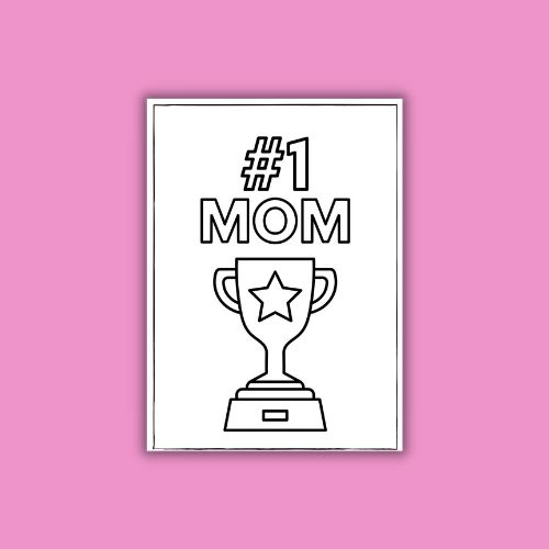 Free printable mothers day cards to color