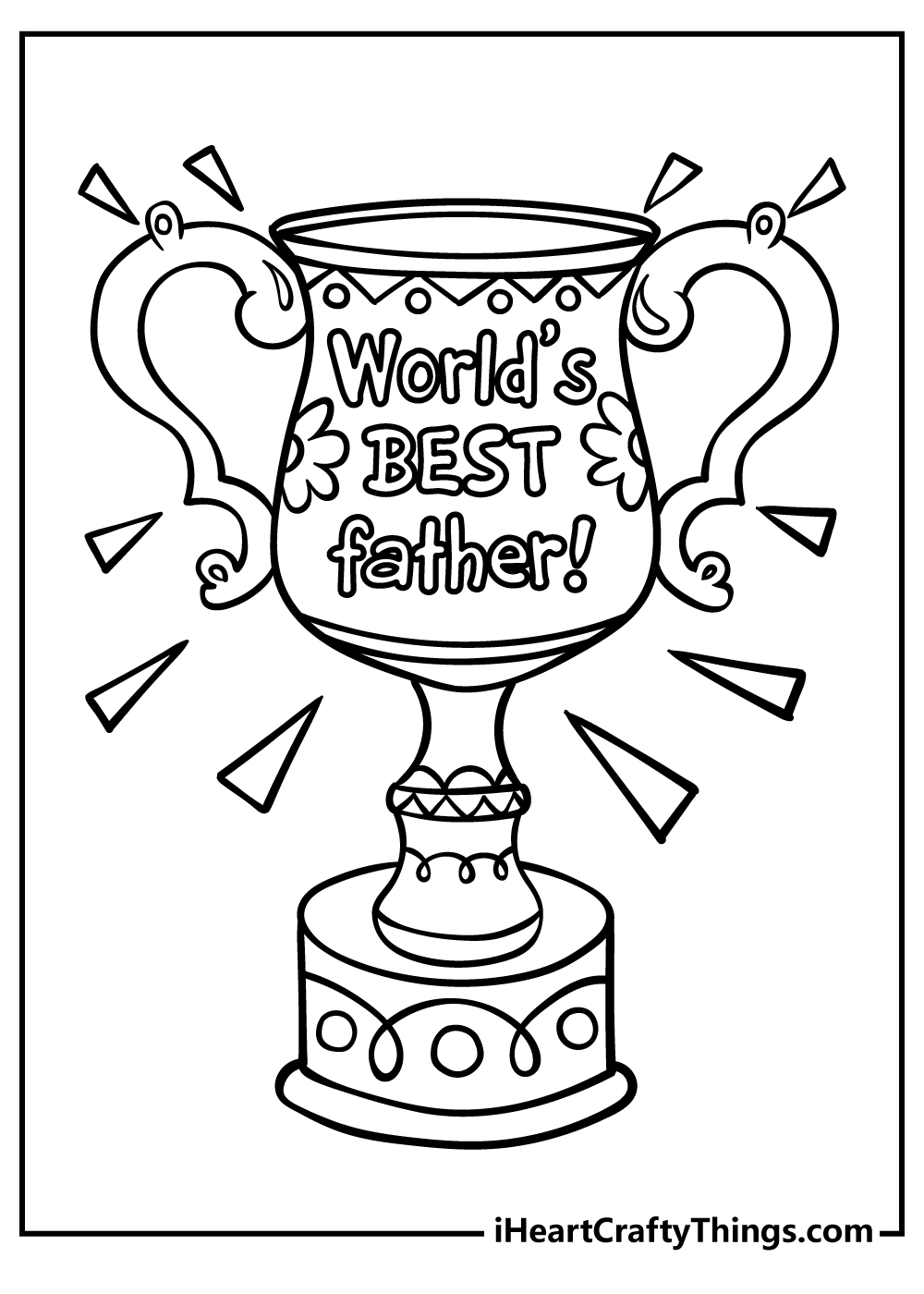 Fathers day coloring pages free printables