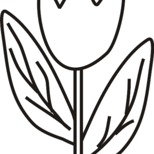 Tulip coloring pages printable for free download