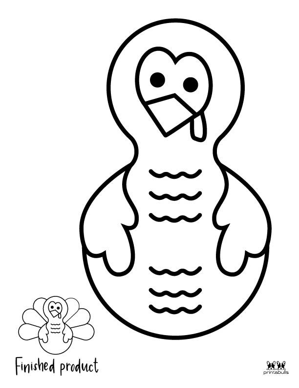 Printable turkey template