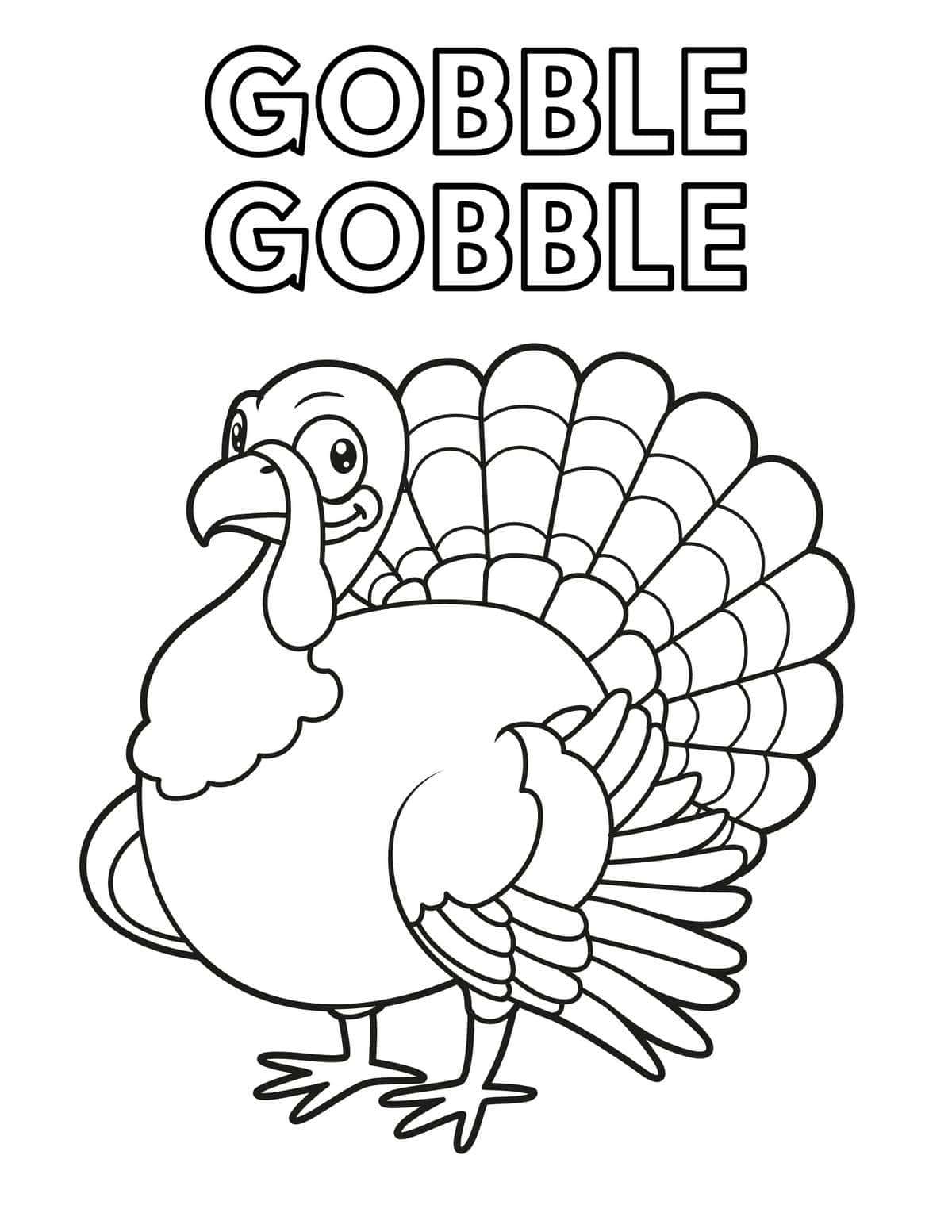 Free thanksgiving coloring pages for kids and adults