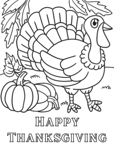 Free turkey coloring pages printable to download now