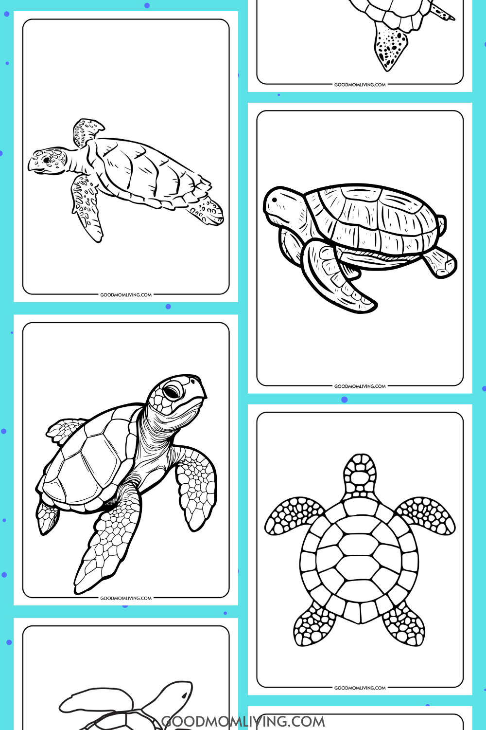 Sea turtle coloring pages free printable turtles