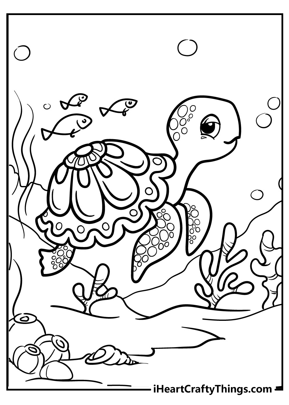 Printables turtle coloring pages detailed coloring pages cute coloring pages