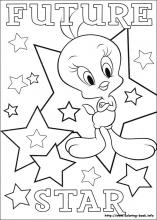 Tweety coloring pages on coloring