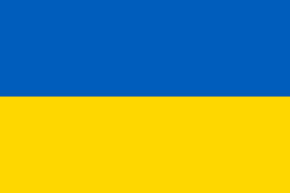 Ukraine flag color codes