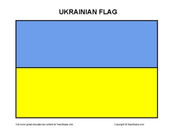 Ukraine flag ukrainian flag the flag of the ukraine printable