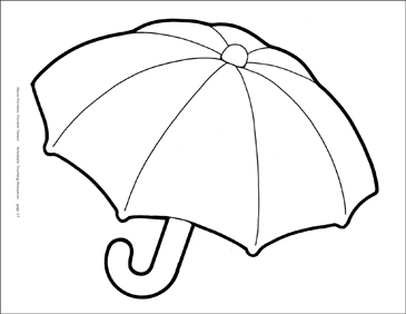 Umbrella reproducible pattern printable clip art and images