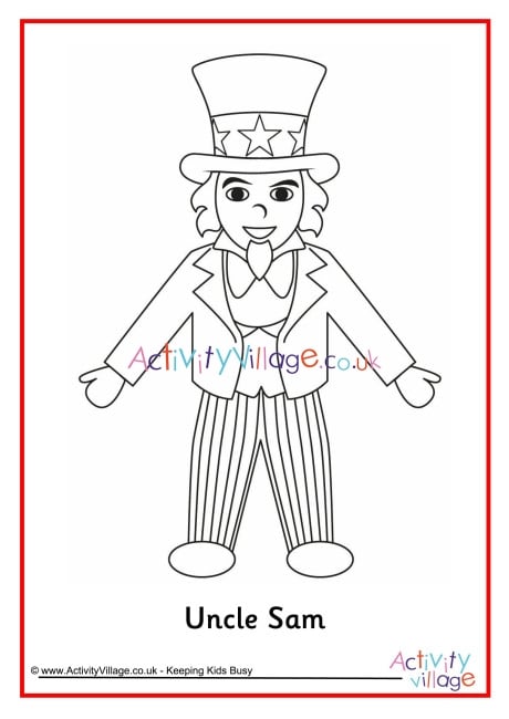 Uncle sam louring page