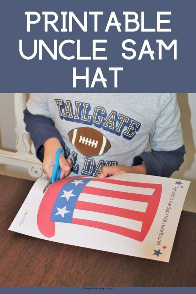 Uncle sam hat craft free printable