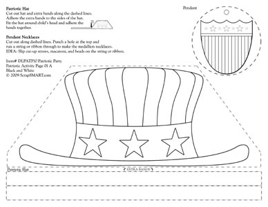 Uncle sam activity page