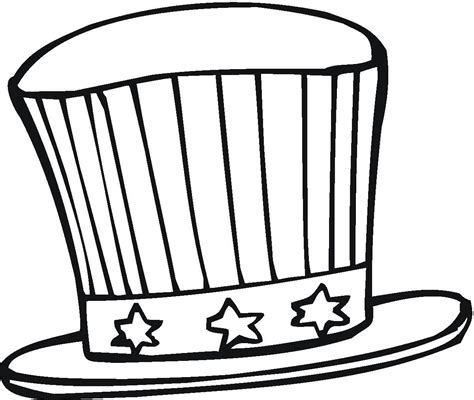 Hat coloring pages