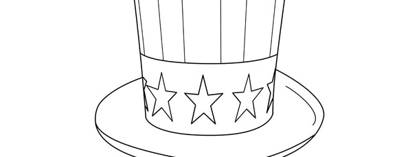 Uncle sam hat printable template