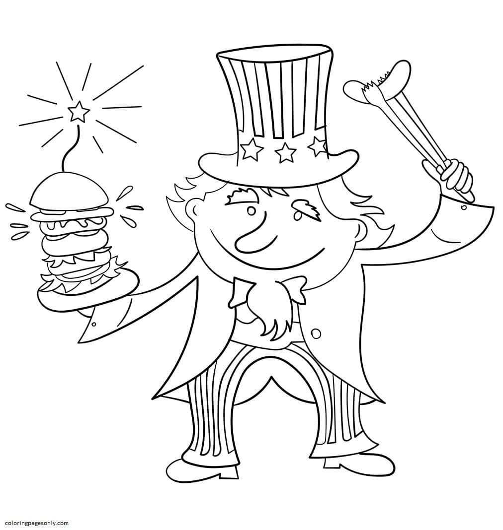 Th of july coloring pages printable for free download