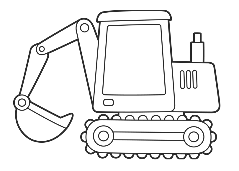 Construction coloring pages