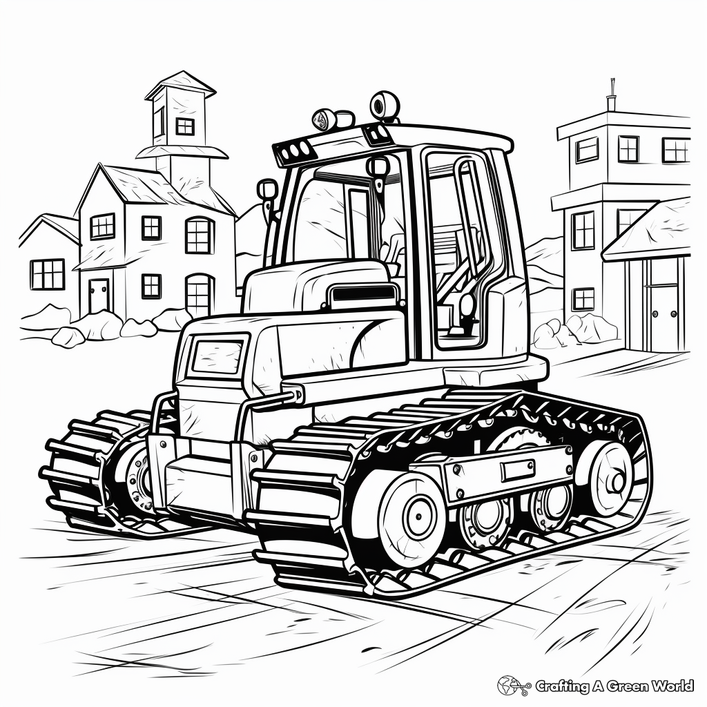 Construction coloring pages