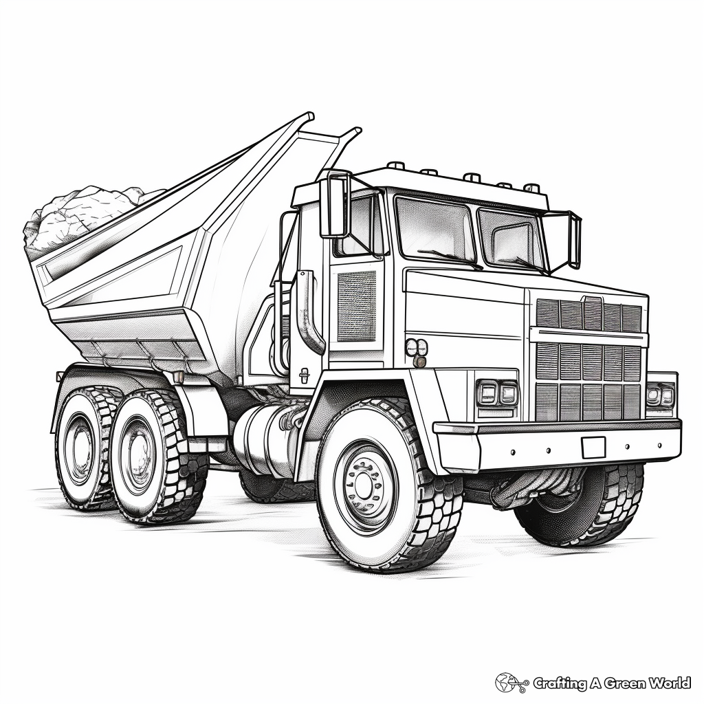 Construction coloring pages