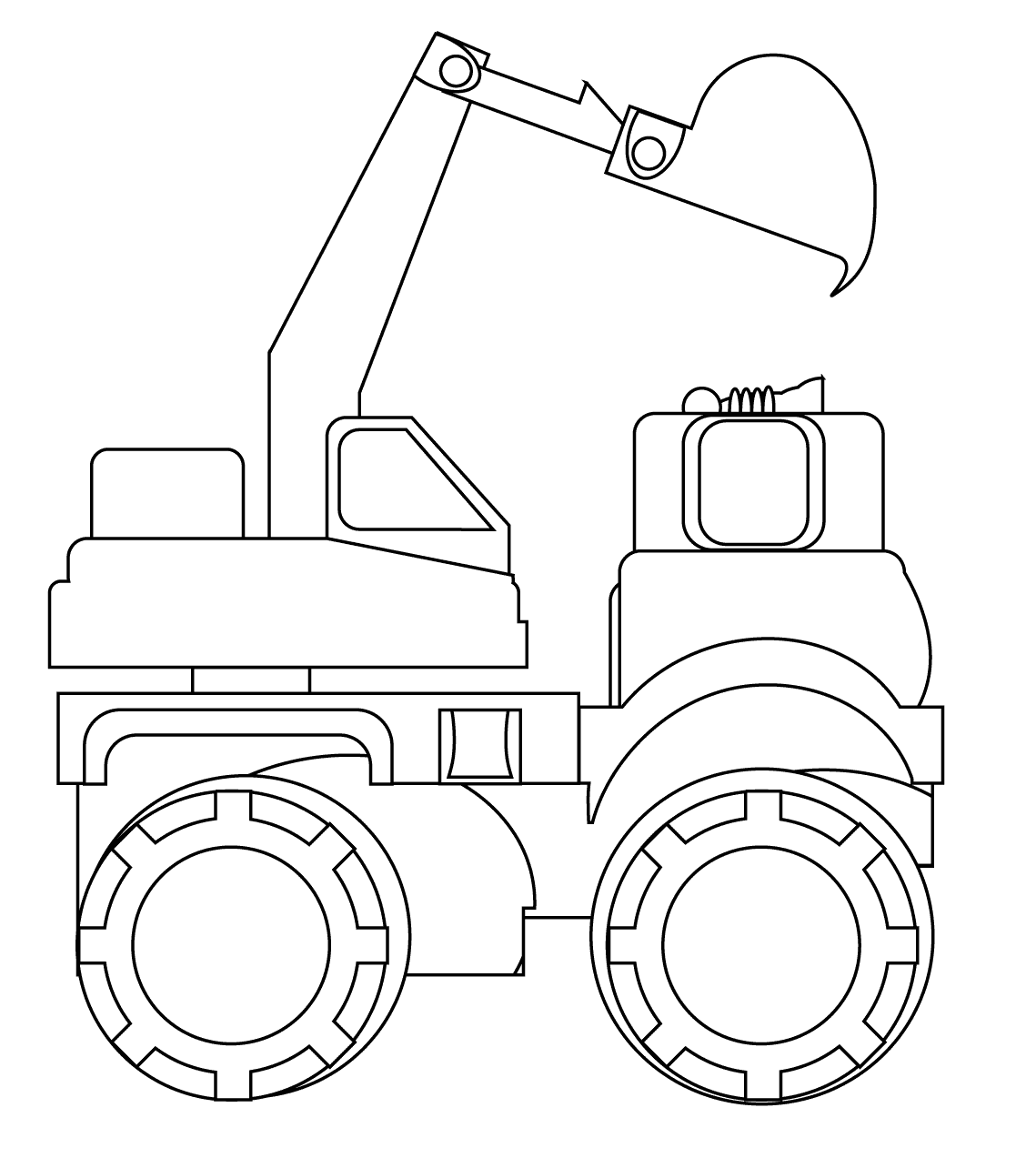 Construction coloring pages printable for free download