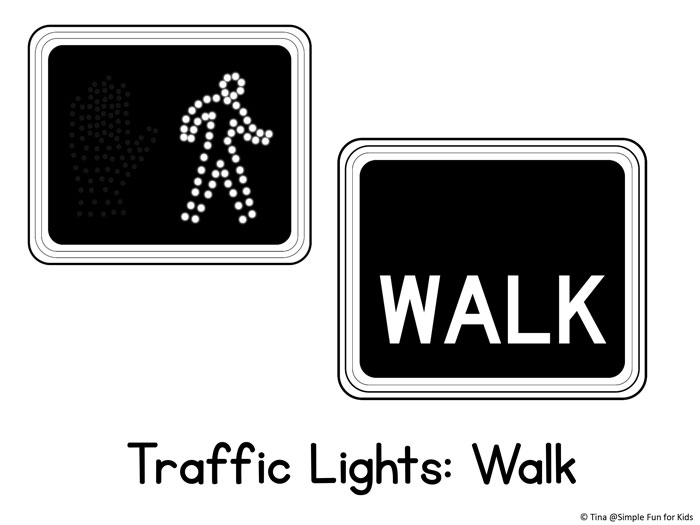 Traffic signs coloring pages