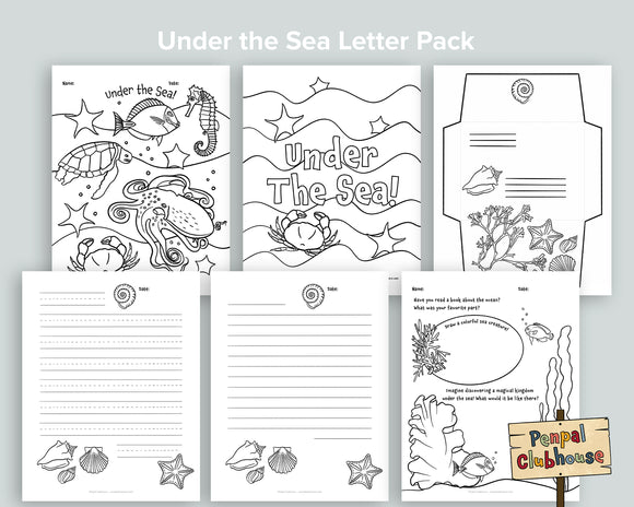 Under the sea letter pack â mornings together