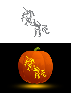 Free printable fantasy and science fiction pumpkin stencils