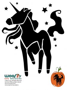 Dragon and unicorn pumpkin stencils woo jr kids activities childrens publishing