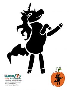 Dragon and unicorn pumpkin stencils woo jr kids activities childrens publishing