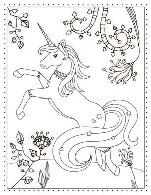 Free printable unicorn coloring pages for kids